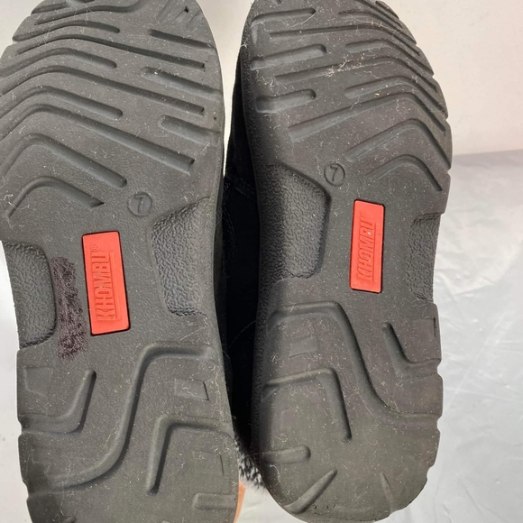 Khombu Jessica Womens Boots Winter Faux Fur Leather Ankle Booties Black Size 7M - Picture 12 of 12